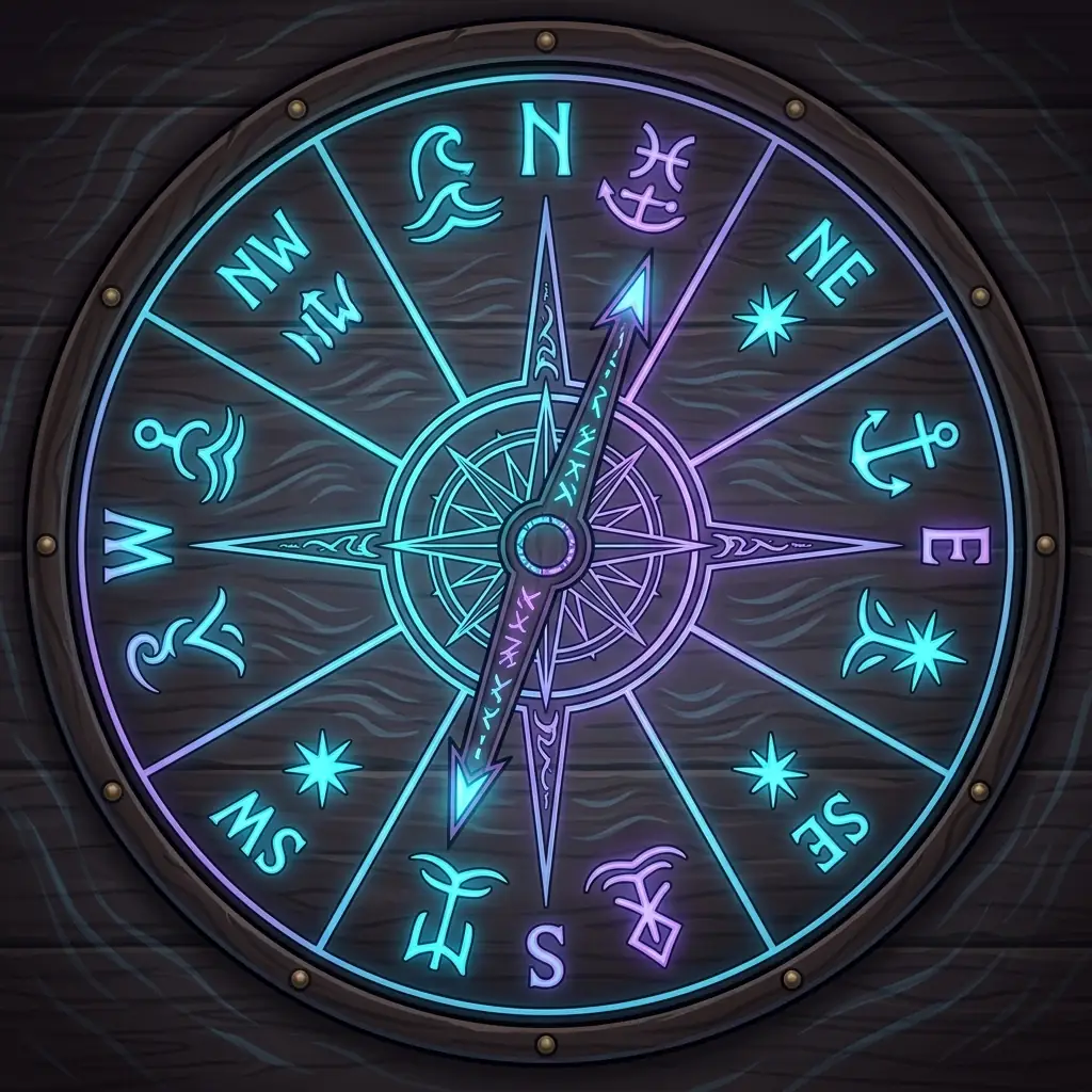 Ghostly Compass Wheel