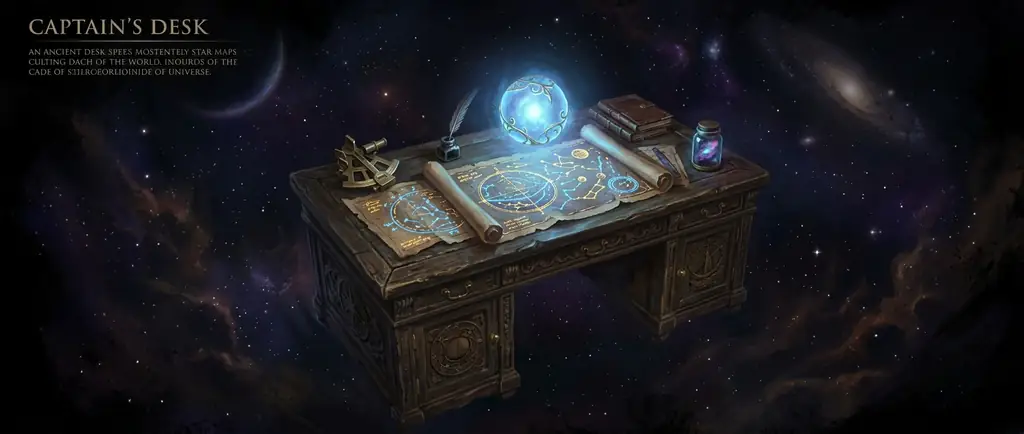 Captain's Desk Space